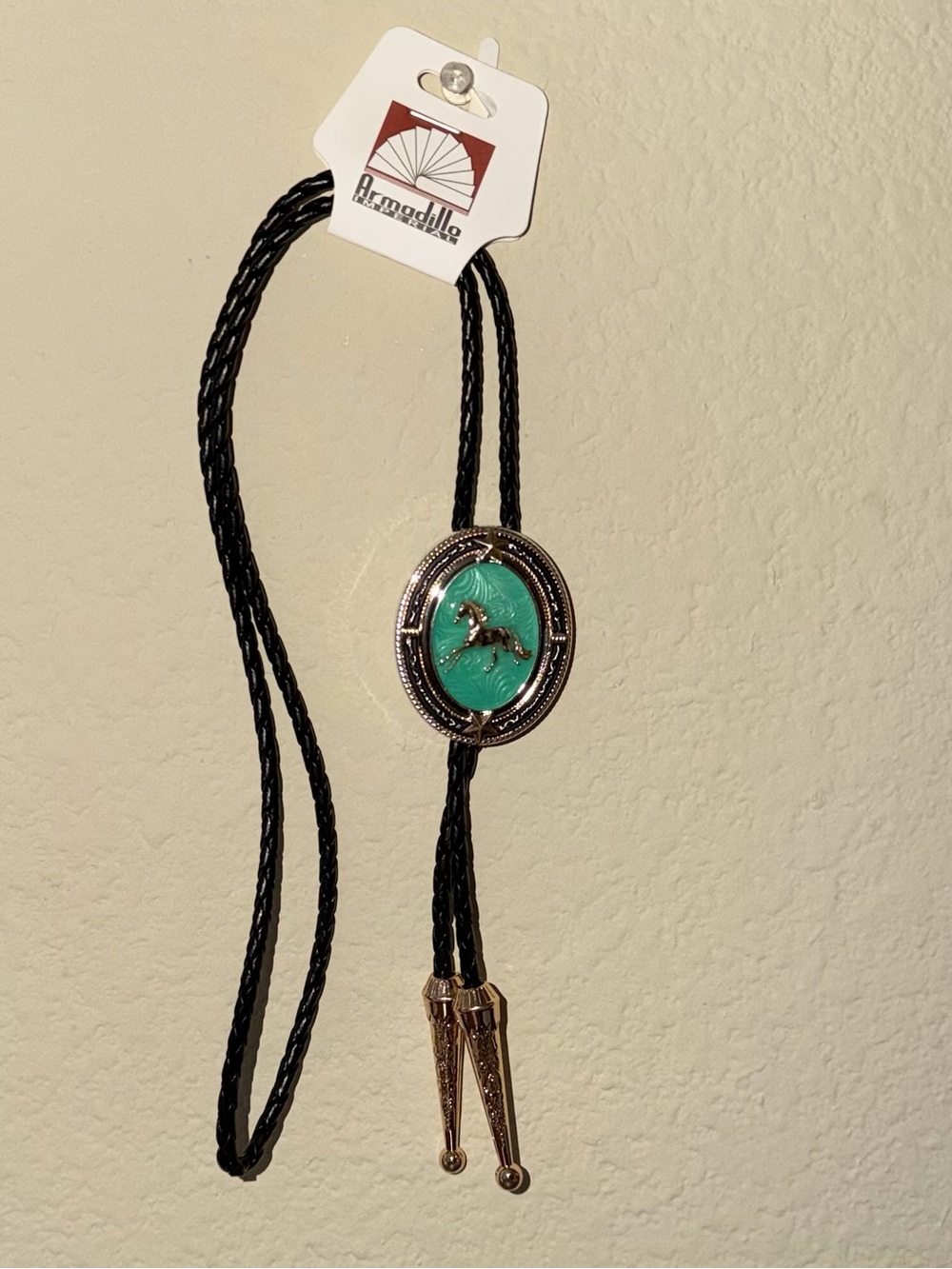 Turquoise Horse Bolo Tie